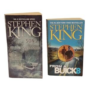 2 Steven King Books The Dark Tower VI Song Of Susannah From Buick8 softcover